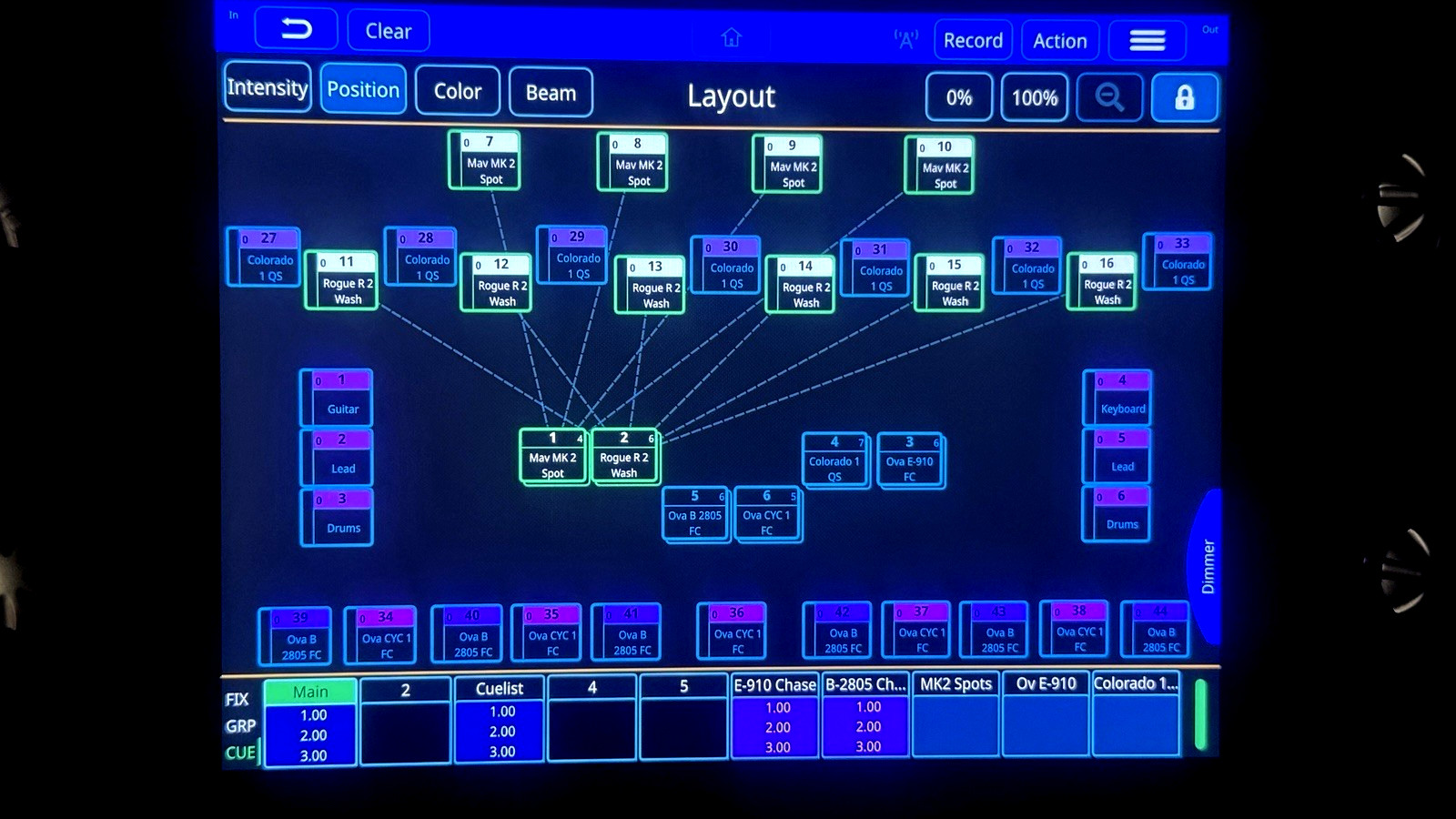 ChamSys QuickQ 20 DMX Lighting Console Flight Case WiFi HDMI Out RDM sACN MIDI