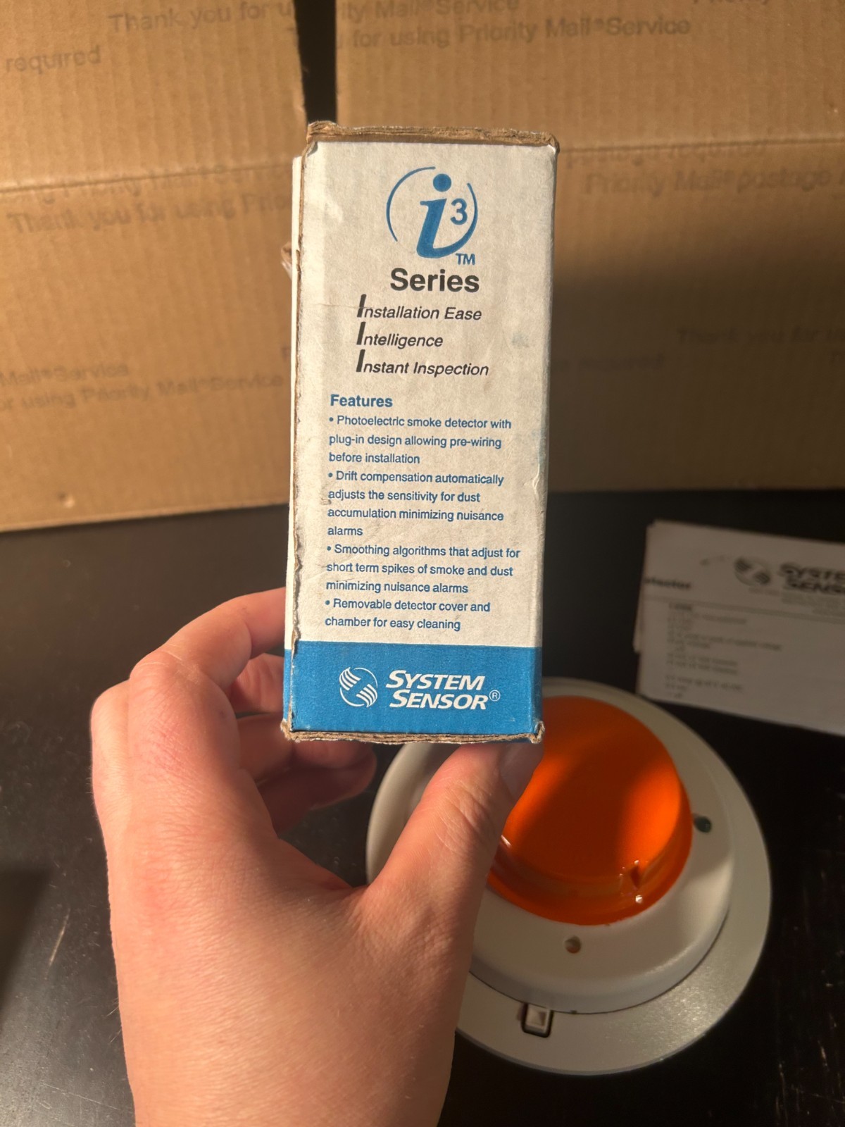 System Sensor 2W-B Smoke Detector 2-Wire White - Never used w/ Box