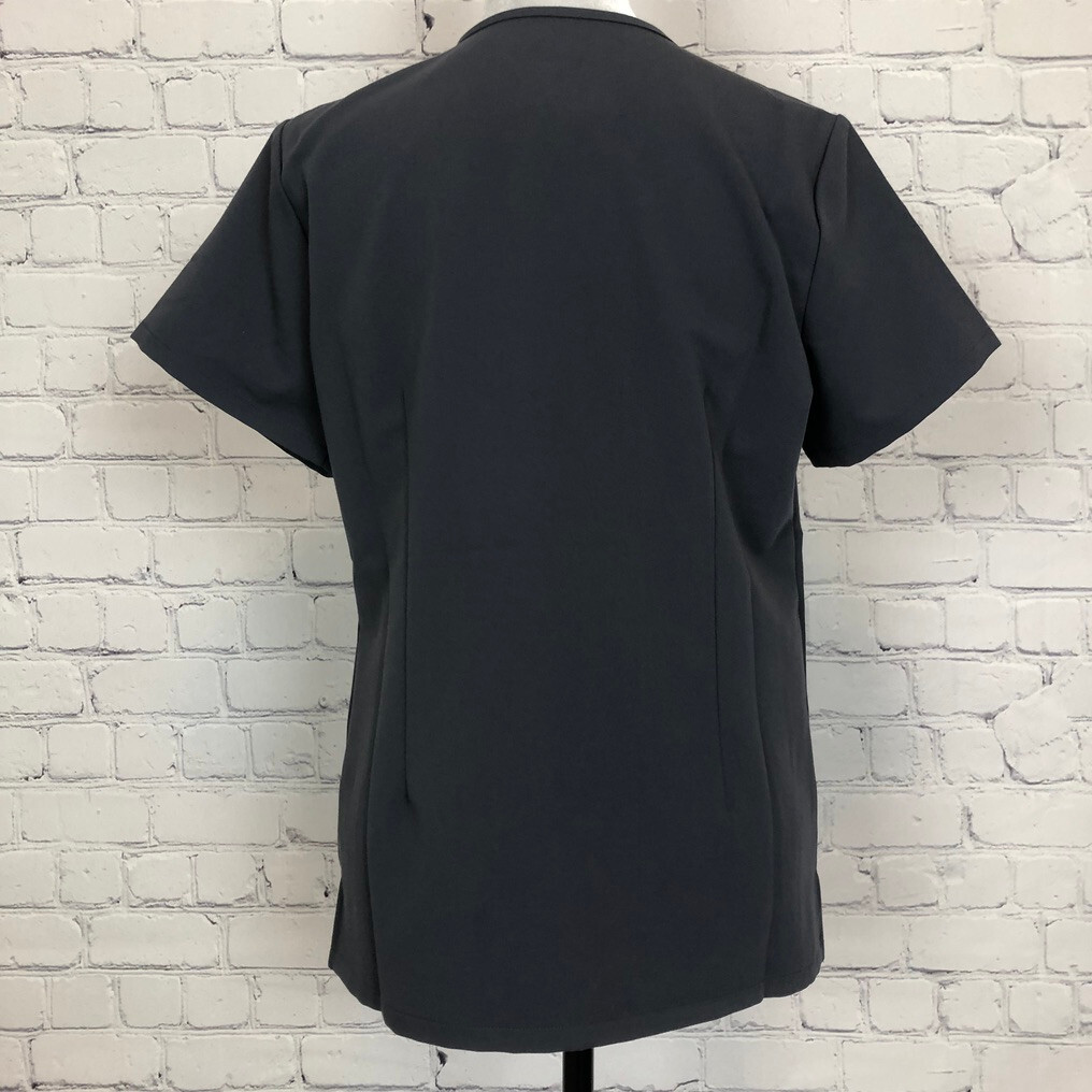 Figs Women's Catarina One-Pocket Scrub Top Size S Gray