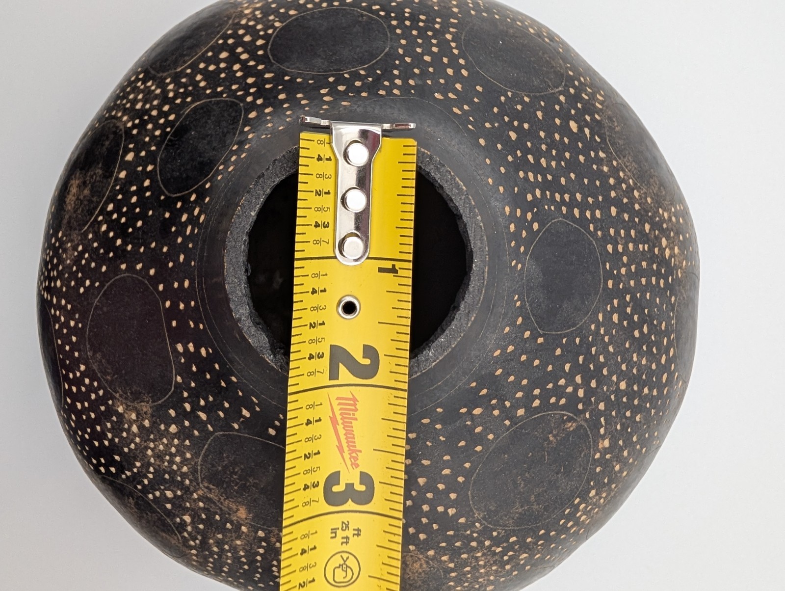 Hand Carved Decorative Painted Gourd African Tribal Folk Art Made In Kenya