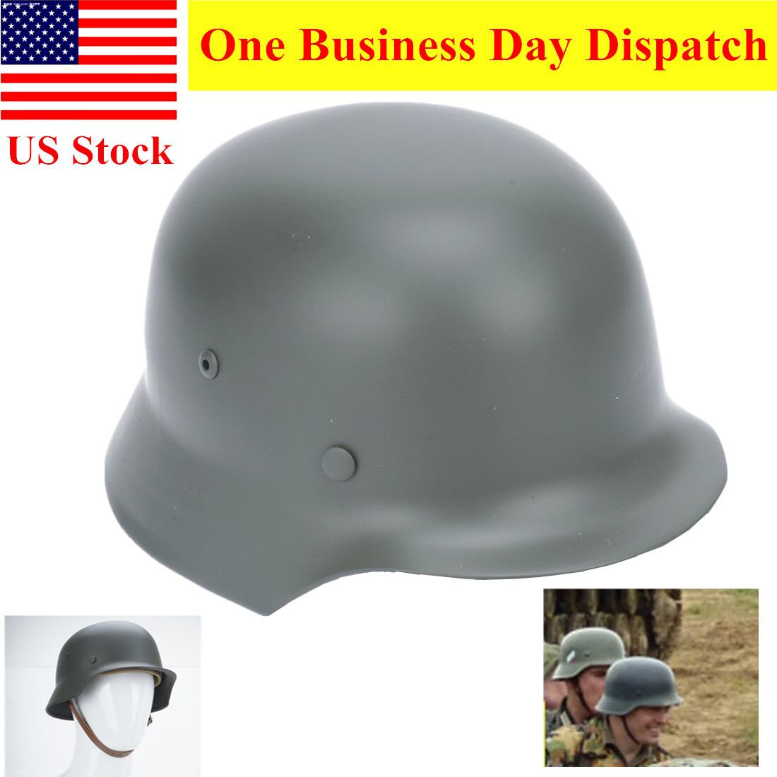 WWII Military Classic German M35 Steel Helmets Film &Television Props Helmets
