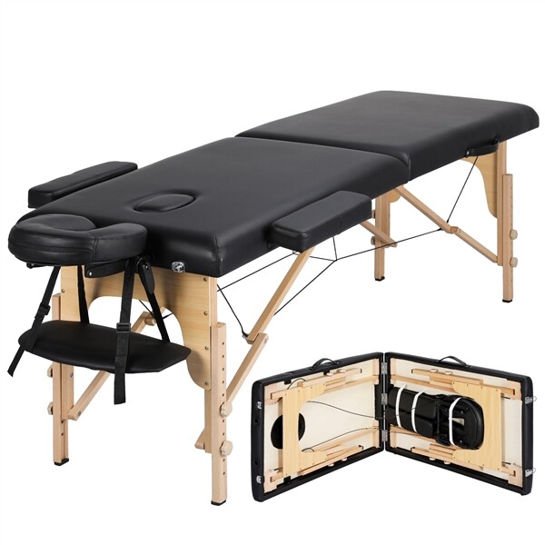 Portable Massage Table Lash Bed Tattoo Table Beauty Folding Bed Adjustable, Used