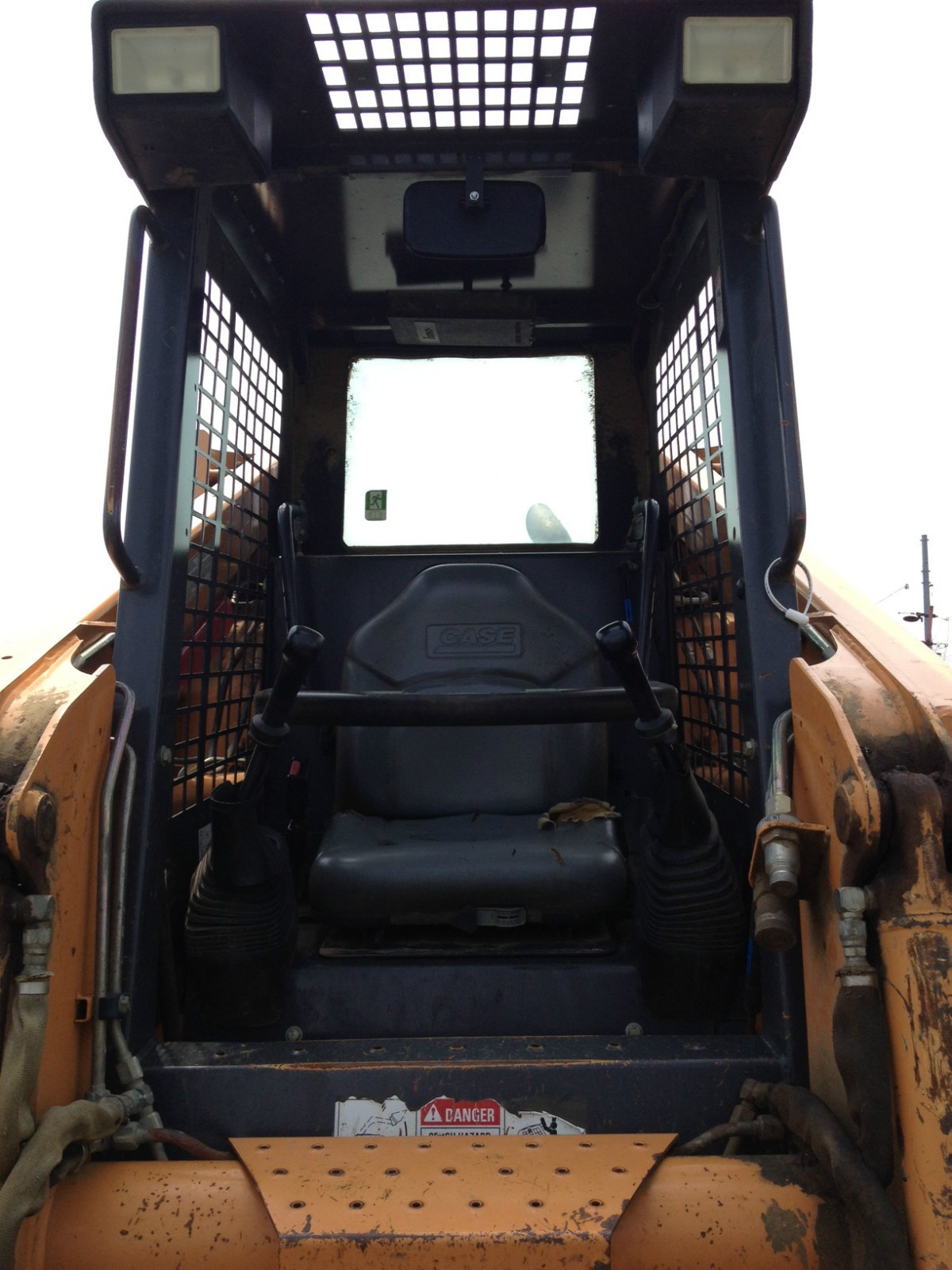 Universal Rearview Mirror for Skid Steer such as Case, Bobcat, Mustang, Cat....