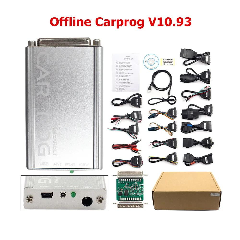 Full Adapter with Keygen Prog 8.21/v5.0 Iprog Pro for Radio/immo Ecu Repair Tool