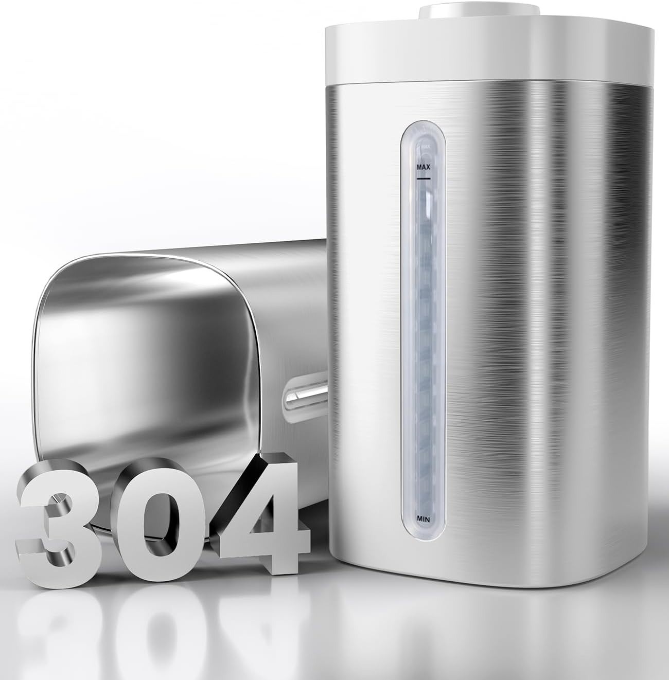 3.5L Ultrasonic Cool Mist Humidifier Stainless Steel, Dishwasher Safe, Quiet Bed