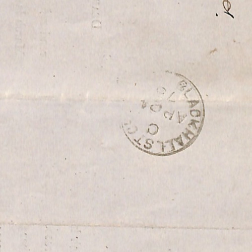 GB QV BANTAM ½d Plate 6 HALFPENNY *OHMS* Cover Greenock 1875 Rothesay XB49