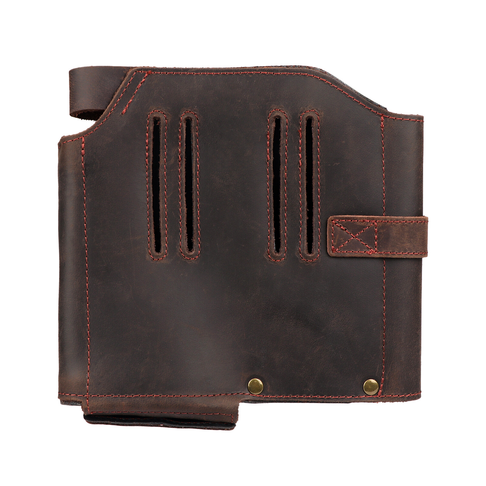 TOURBON Leather Logging Belt Kits Felling Tools Carry Suspenders Adjustable Gift