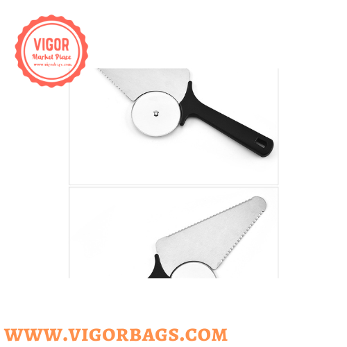 Handy Salad, Pizza Chopper & Pizza Cutter and Server Slicer Super Sharp Combo Pa