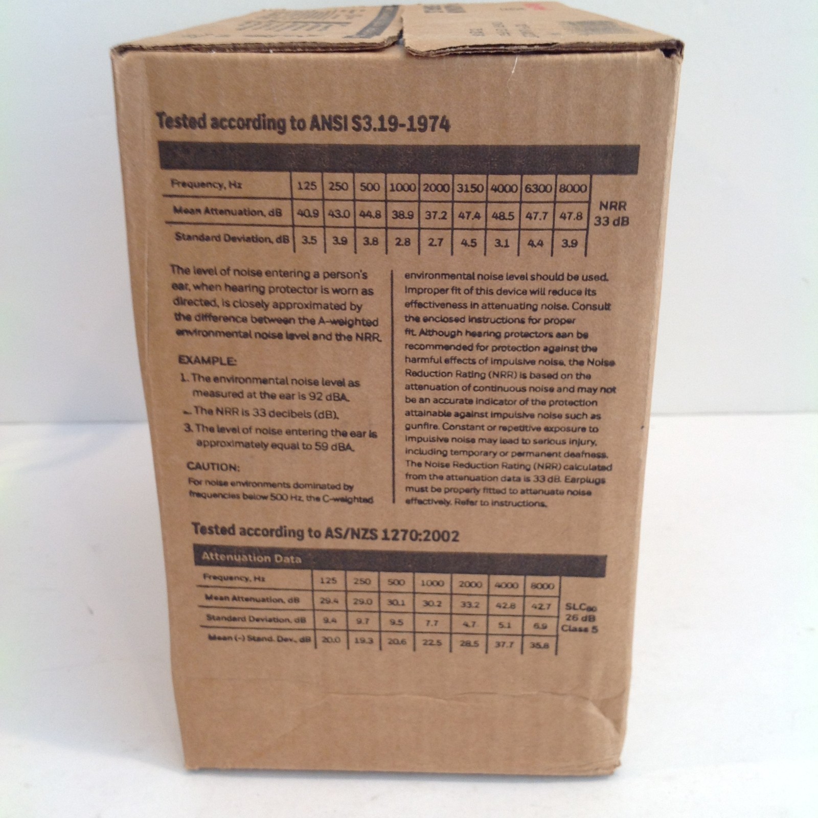 Howard Leight Max-1 MXM-1 Uncorded Earplugs Foam NRR 33 dB Orange 200 Pair Box