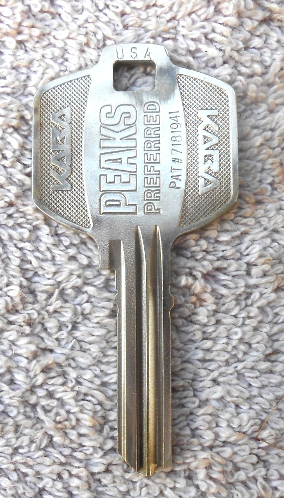 Kaba PEAKS PRTEFERRED High Security Z43 WO5   Key  Blank