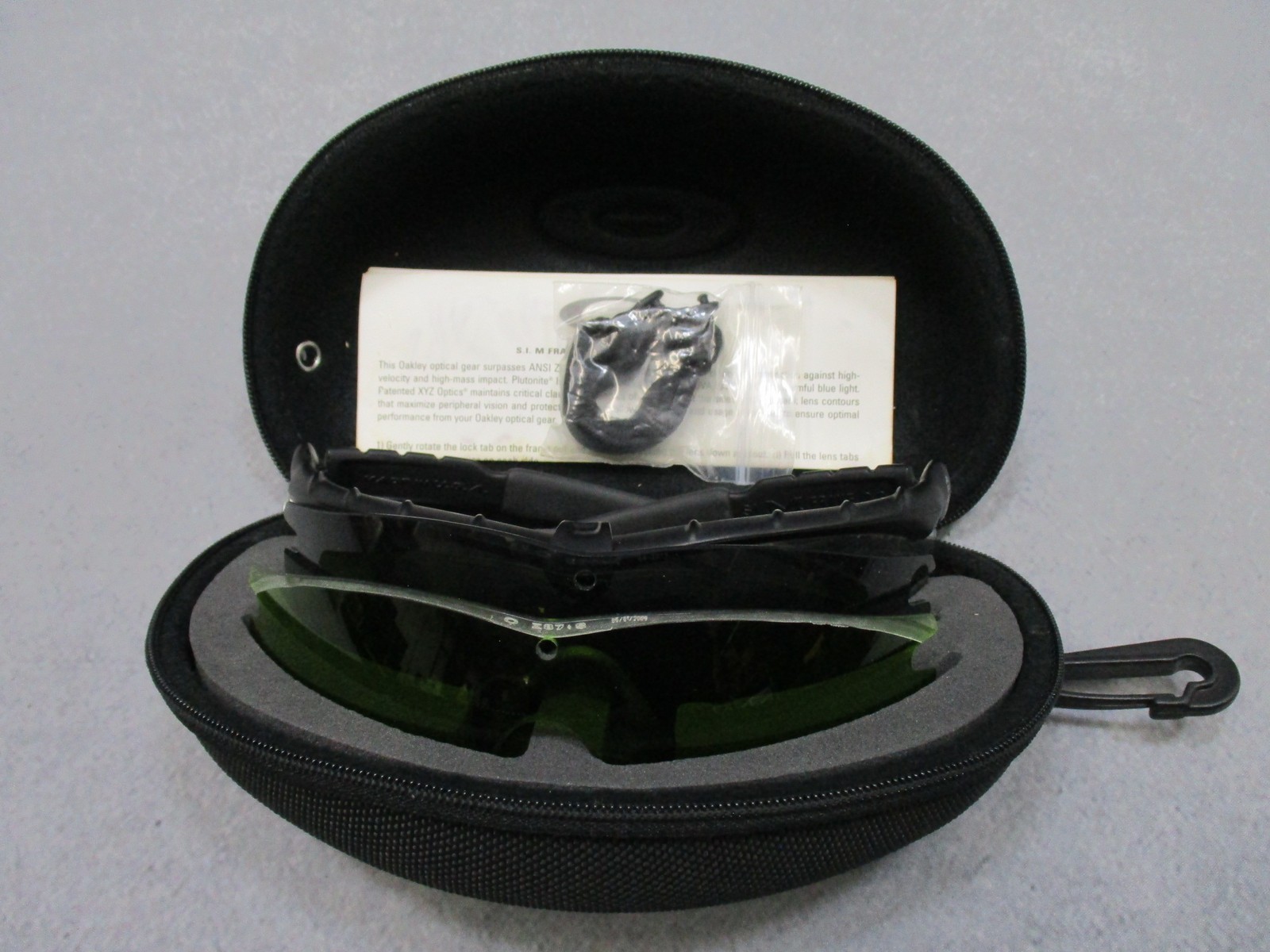 Military Oakley SI M Frame 2.0 Shooting Safety Glasses w/ Case & 3 Lenses - USA