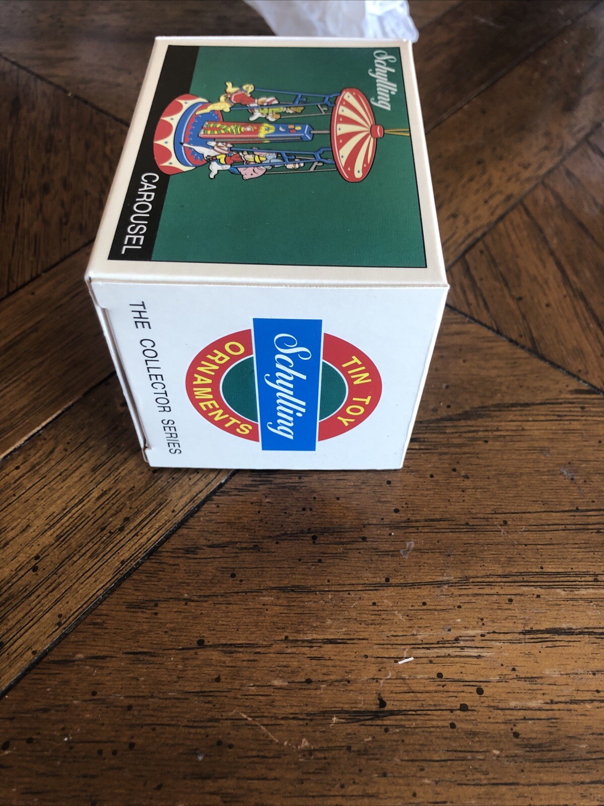 Vintage Schylling Miniature Tin Collector Series 90's Carousel w/Box