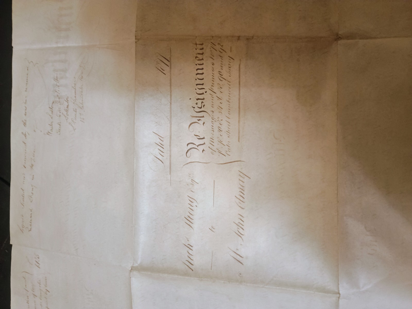 1800s French Document