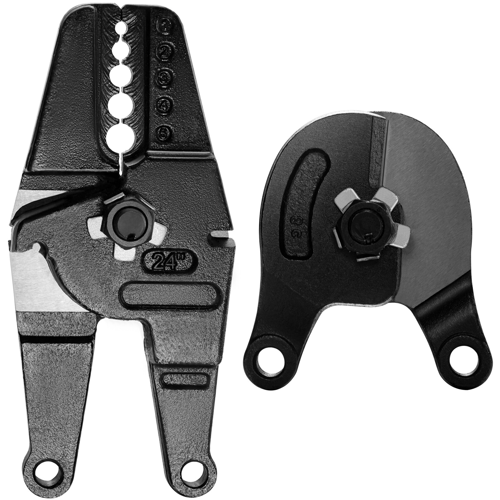 VEVOR 24" Bench Swaging Tool 3 in 1 Wire Rope Crimping Bolt & Cable Cutter Head