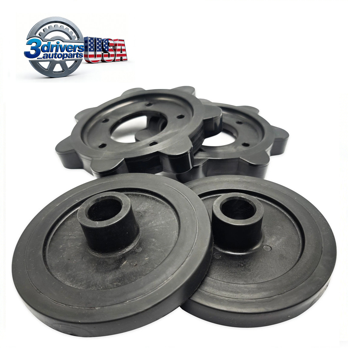 New Vintage Drive Shaft Sprocket & Idler Wheel Set 0102-015, 0102-077