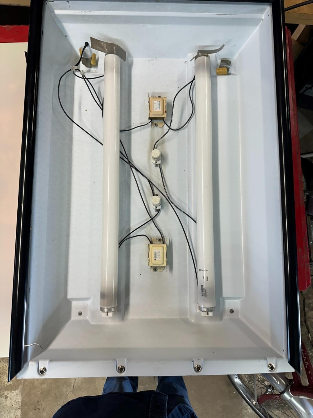 1996 Trek Bicycle Dealer LANCE ARMSTRONG back lit DISPLAY SIGN Nike 10/2