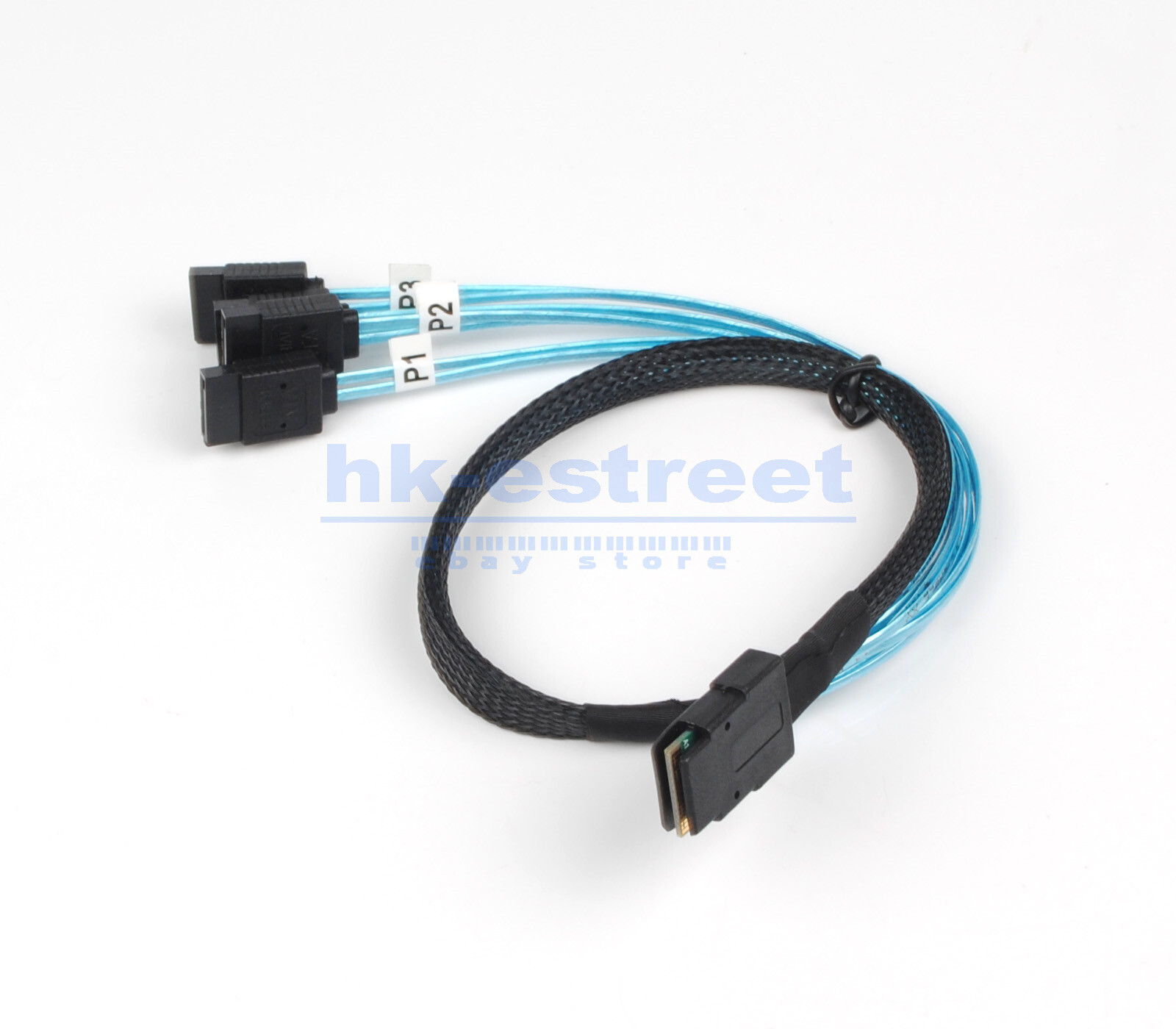 Lot Mini SAS to 4-SATA SFF-8087 Multi-Lane Forward Breakout Internal Cable US