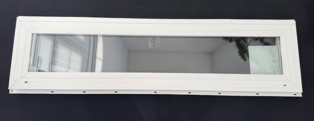 Made in the USA Kinro 36x8 Fixed Glass Double Pane Vinyl Window