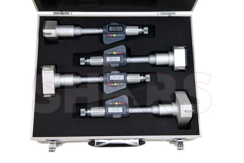 1.968-3.937" Electronic Three-Point Internal Micrometer .00005" New R]