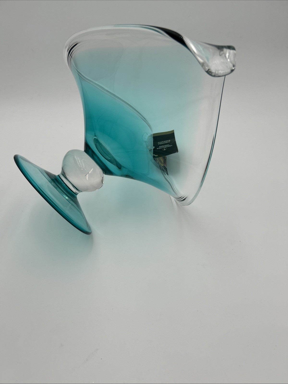 Cristalleria Toscana Blue Crystal Hand Made & Crafted in Italy