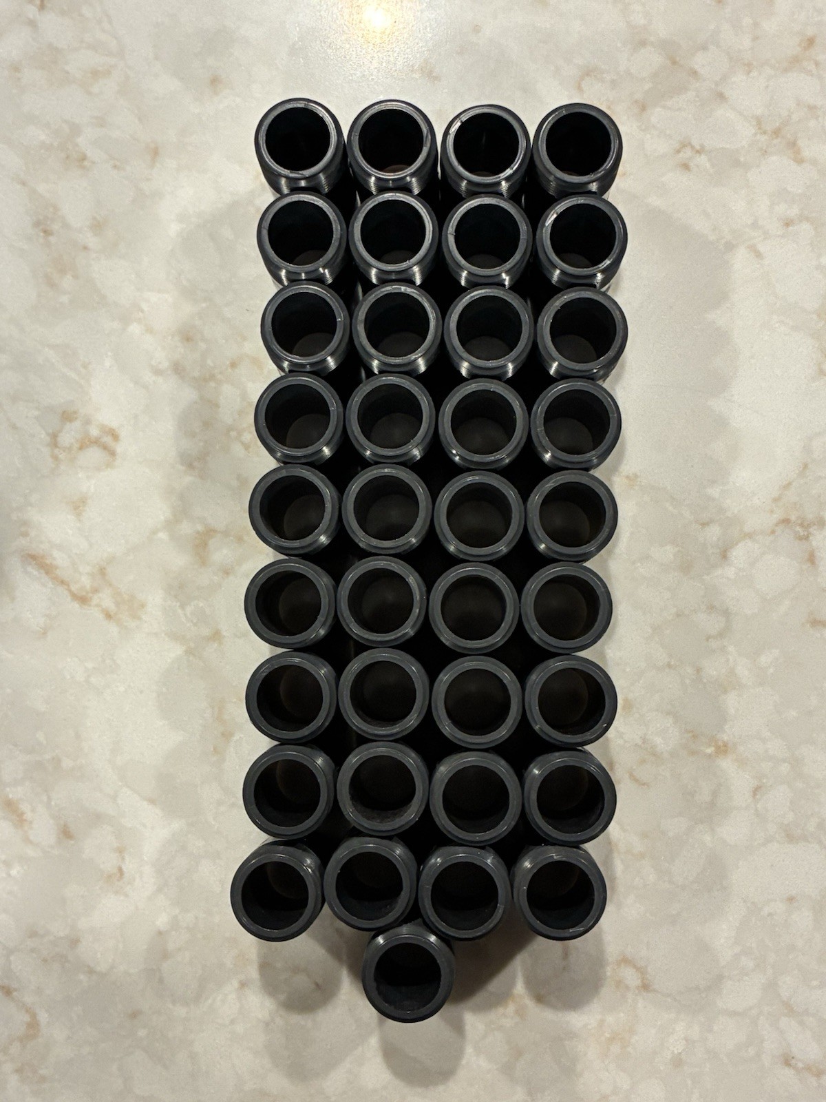 (37 PCS) 3/4” MNPT x 2" MNPT PVC Nipples SCH80 PVC Pipe