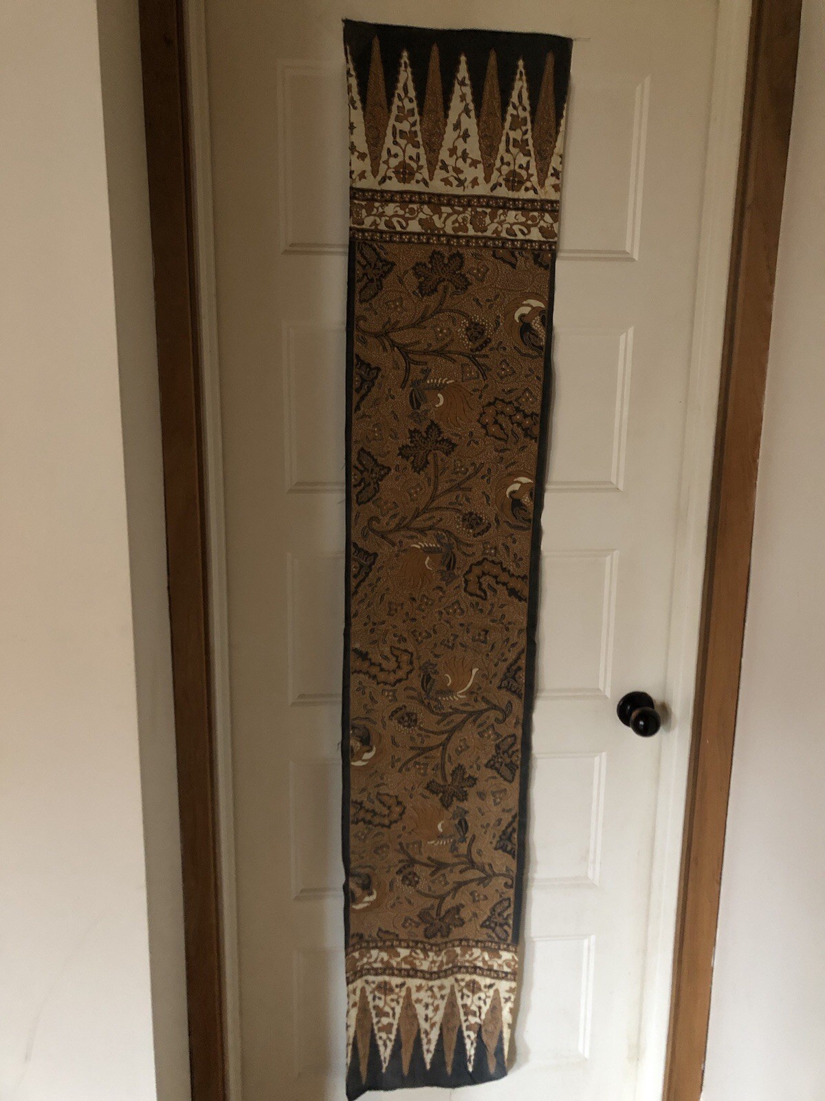 1970's Vintage Hand Dyed Cotton Batik Slendang (Selendang) and Batik Sarong Java