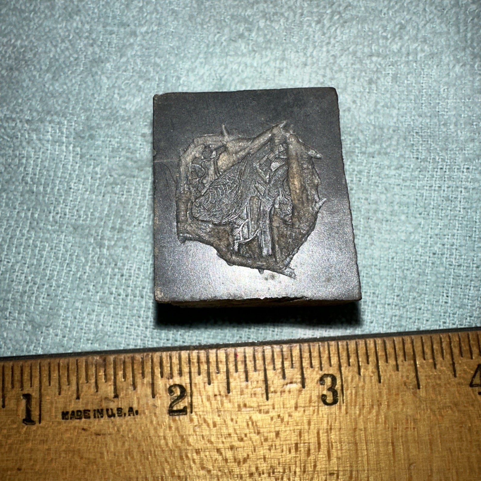 Printing Block “ Bird on a Branch “ Nice Details!!