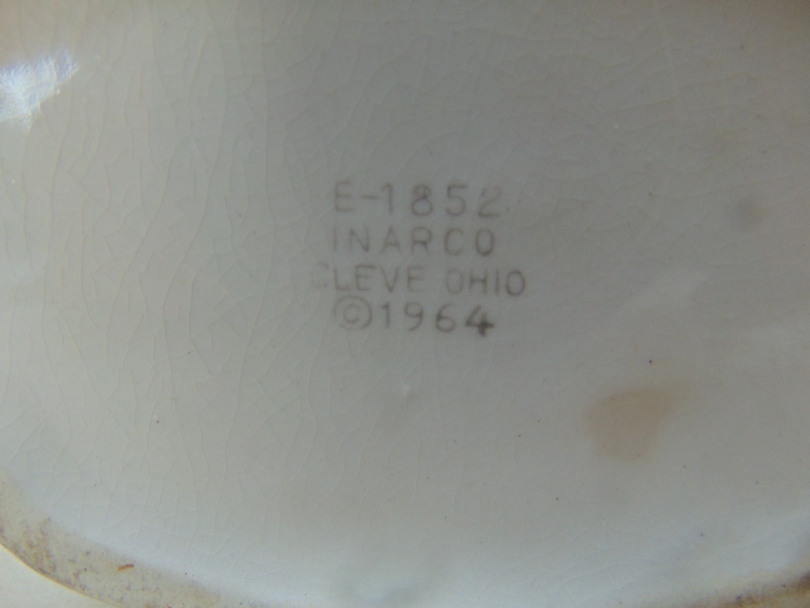 Beautiful Jackie Kennedy 1964 Inarco head vase, good cond., free U.S. shipping