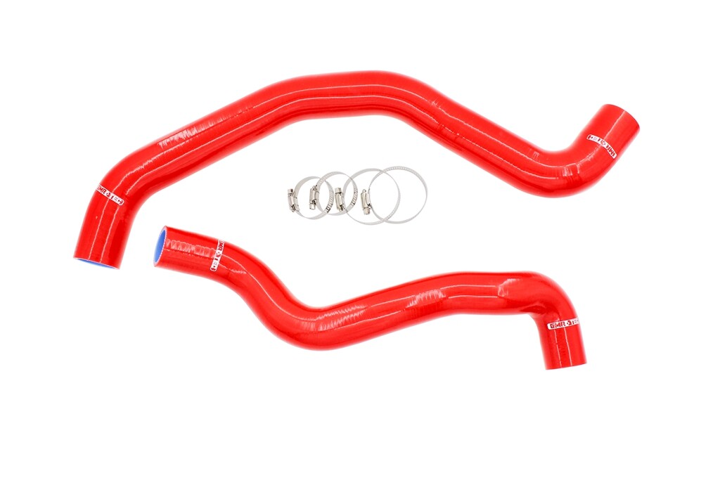 For 2004-2008 F-150 2X Silicone Upper Lower Radiator Coolant Hose Red