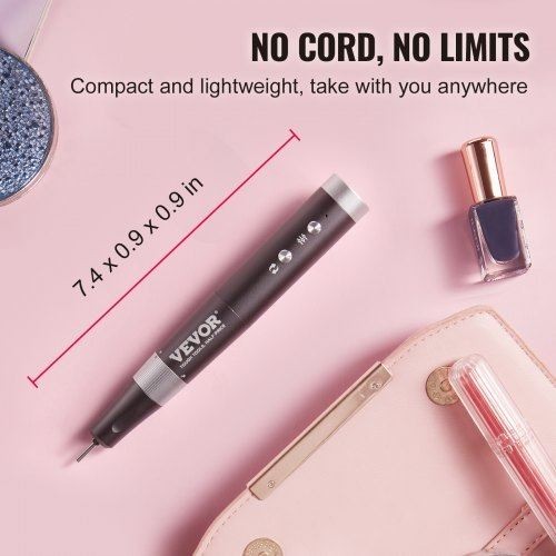 Electric Cordless Nail Drill 30000RPM VariableSpeed Rechargeable Nail E