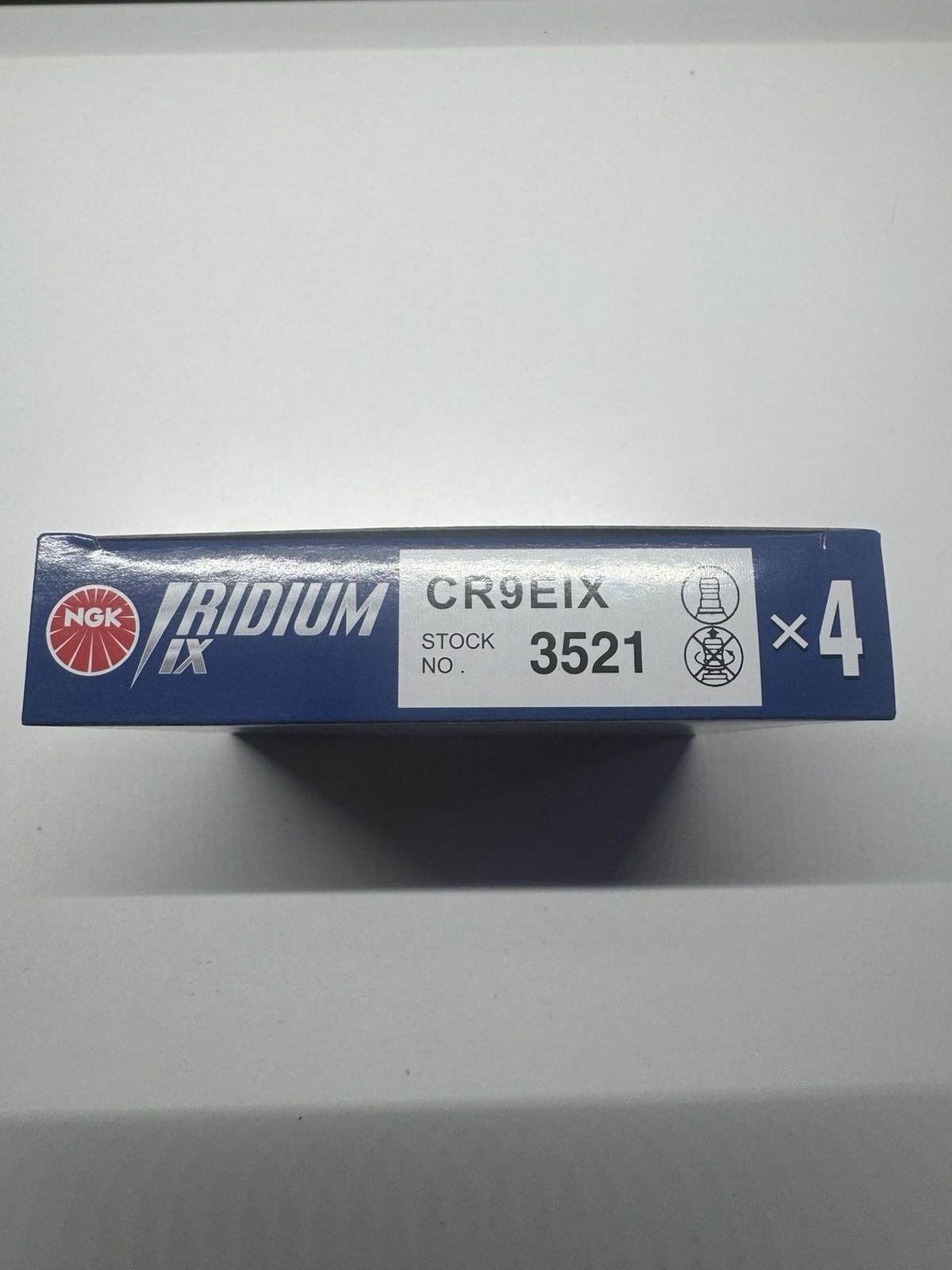 4 Pack NGK Iridium IX Spark Plug CR9EIX (3521) – OEM NGK - Toyota Hyundai Kia
