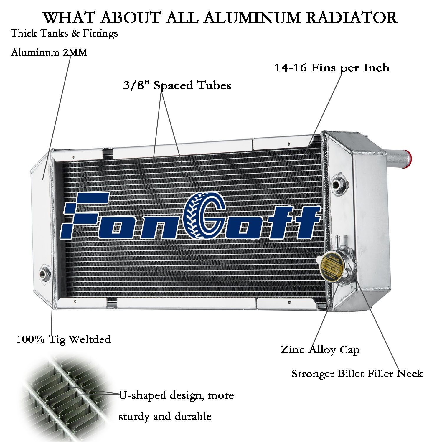 3-Core Radiator Fits Bobcat Skid Steer S130 653 751 753 763 Series 7753 #666384