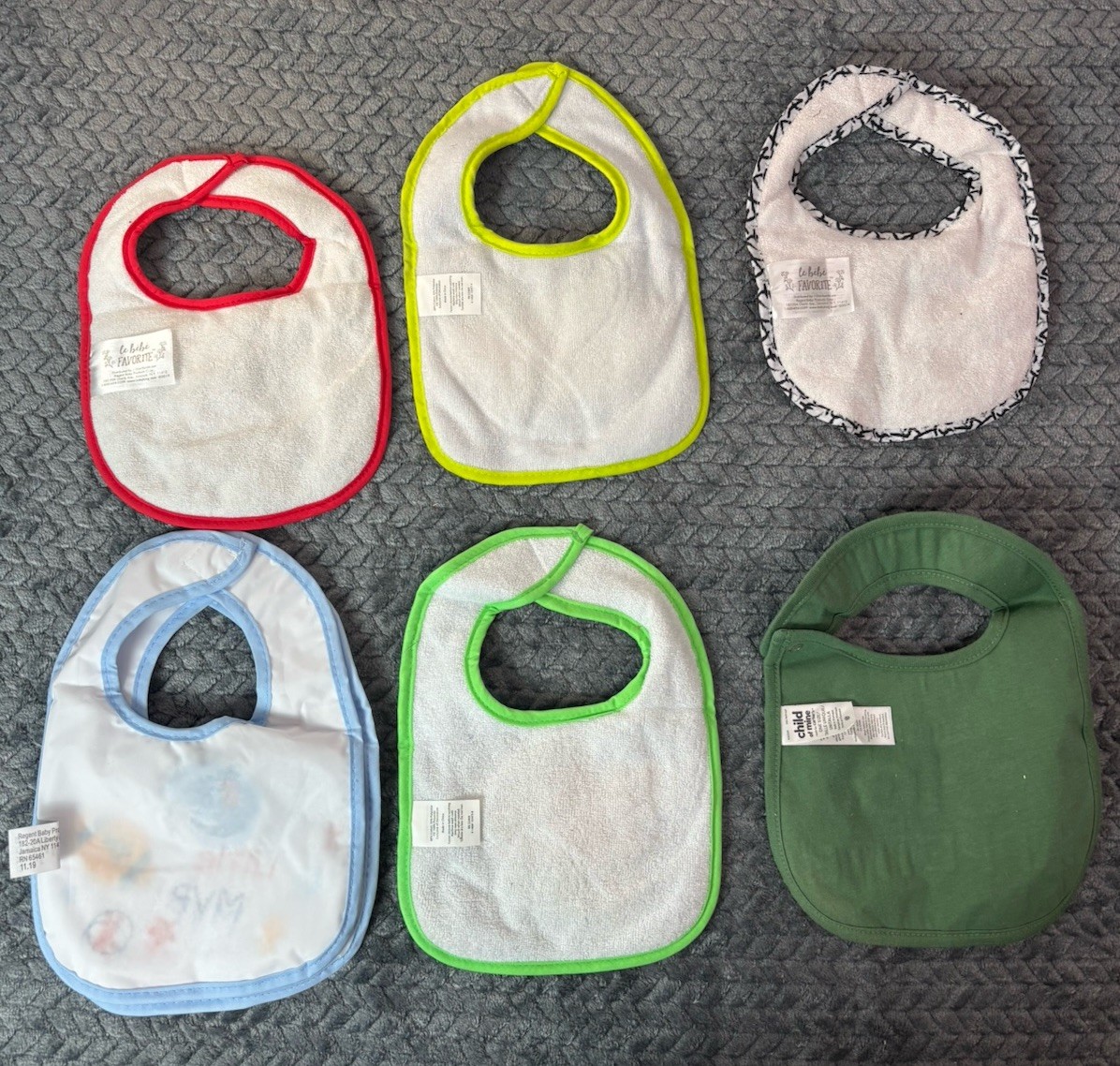 Baby Boy Newborn Gift Handmade Crochet Basket 23pc Set Bibs Socks Swaddles