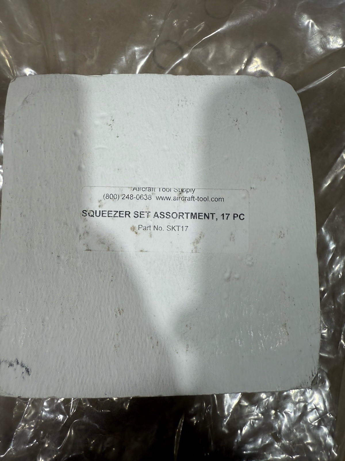 Aircraft Tool Supply Squeezer Set Assortment SKT17