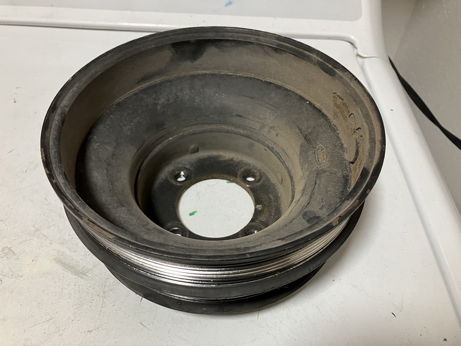 Crank Harmonic Balancer Double Pulley 1989 to 1995 Thunderbird SC Supercharged