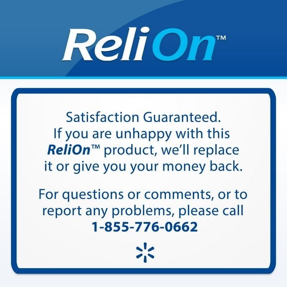 ReliOn Glucose Tablets, Orange Flavor, 50 Count, Pack of 2