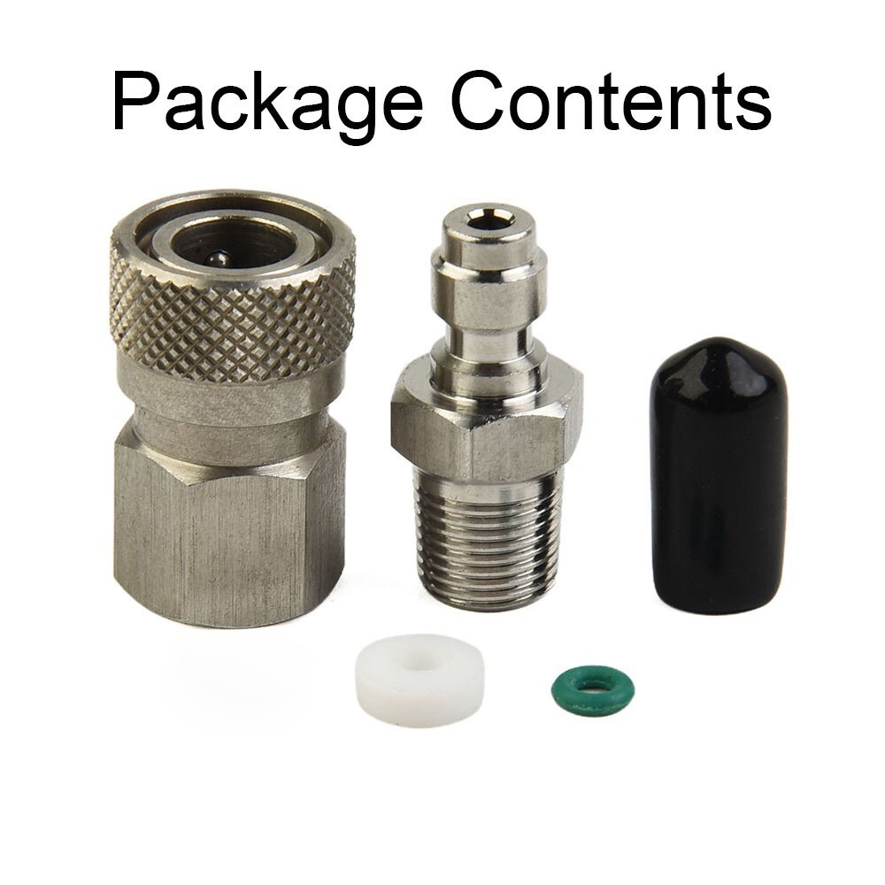 Quick Disconnect 8mm 1/8 Npt Thread Durability Male And Female PCP Paintball