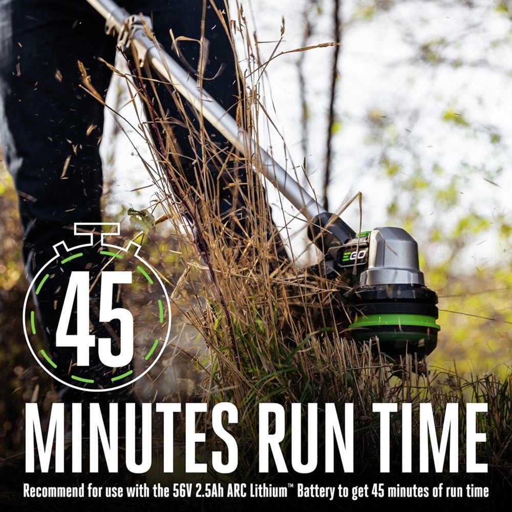 EGO ST1511T-FC 56V Power+ 15 in. String Trimmer (2.5 Ah) Certified Refurbished