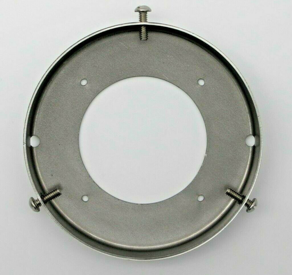 Steel Gas Pump Globe Ring Holder 6" Base, Made in the USA