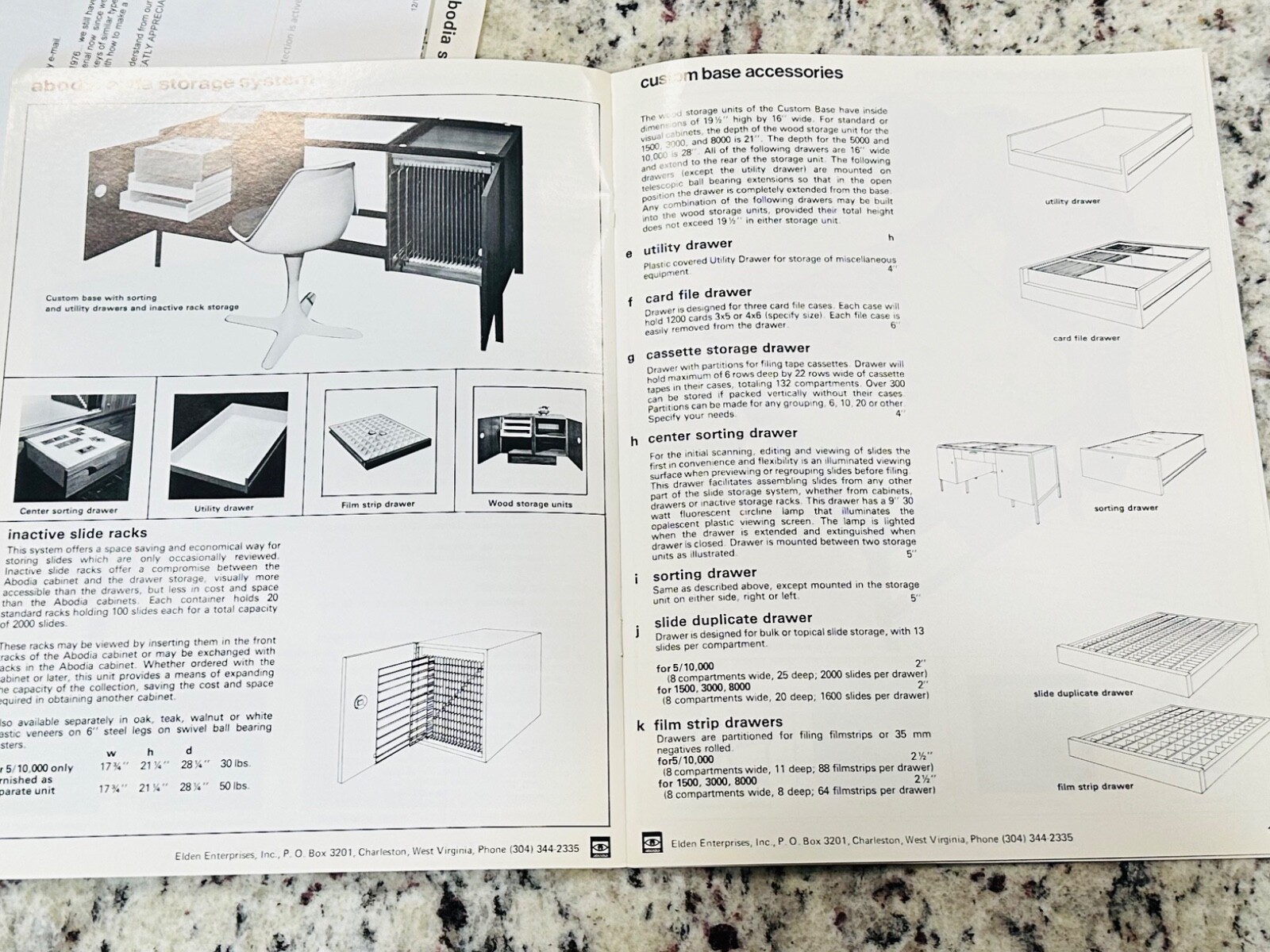 1970'S Commercial Slide Viewing Storage Cabinet Dieter Rams Style Walnut & Steel