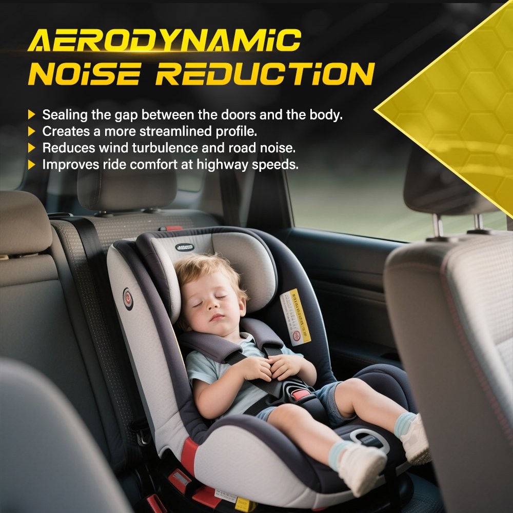 Door Weatherstrip Seal Front Driver or Passenger Side For 2012-2018 Ford Focus