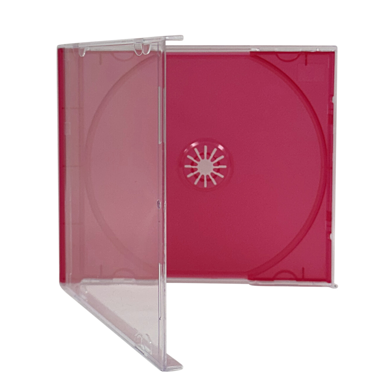 STANDARD Assorted Frosted Clear Color Tray CD Jewel Case Lot