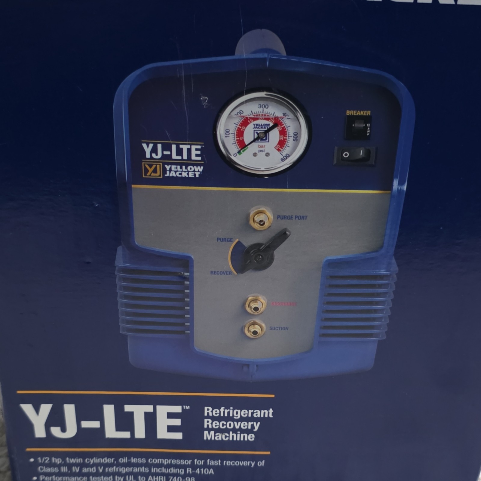Yellow Jacket YJ-LTE Twin Refrigerant Recovery machine