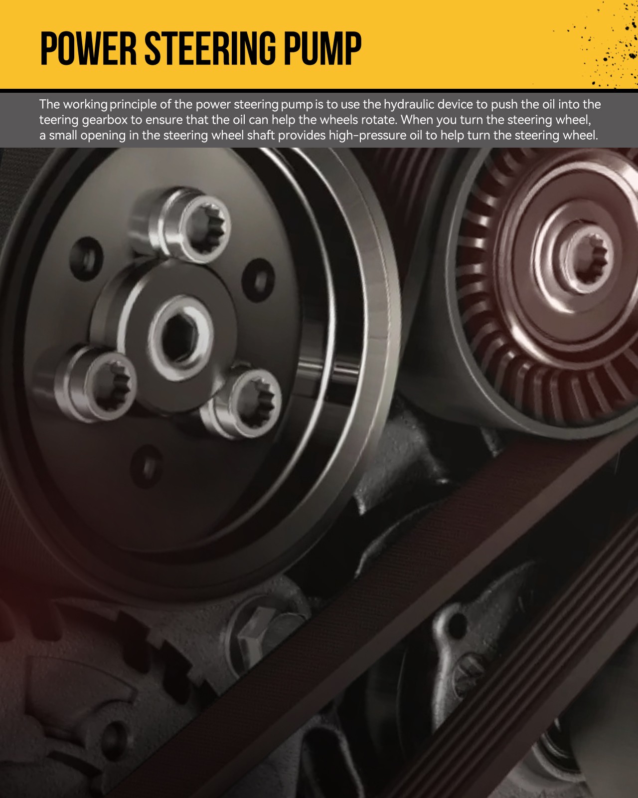 Power Steering Pump with Pulley for 2004-2006 Toyota Sienna Aluminum Iron 215362