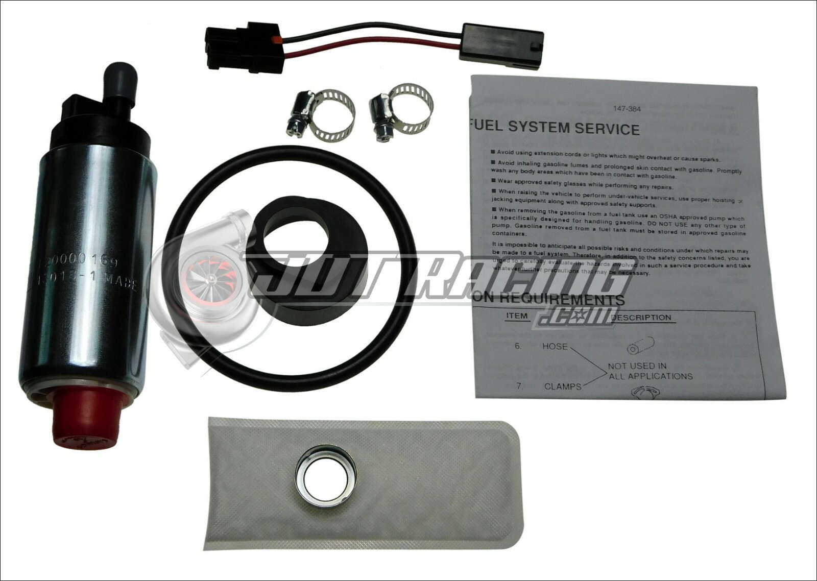 Genuine Walbro 255lph HP Fuel Pump Kit Grand National Corvette Camaro Firebird