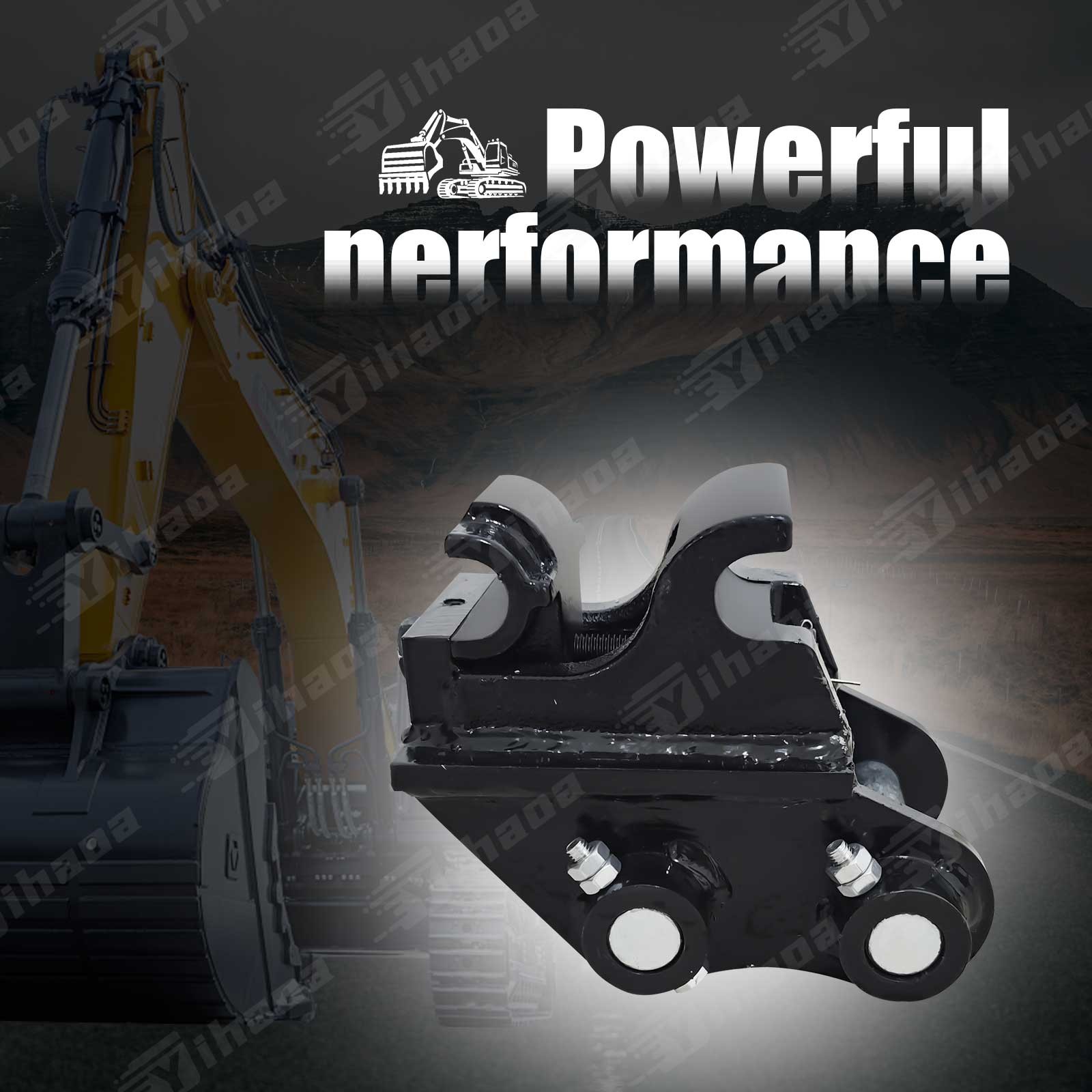 TYPHON Attachment Quick Hitch Coupler Attachments for Mini Excavators Excavator