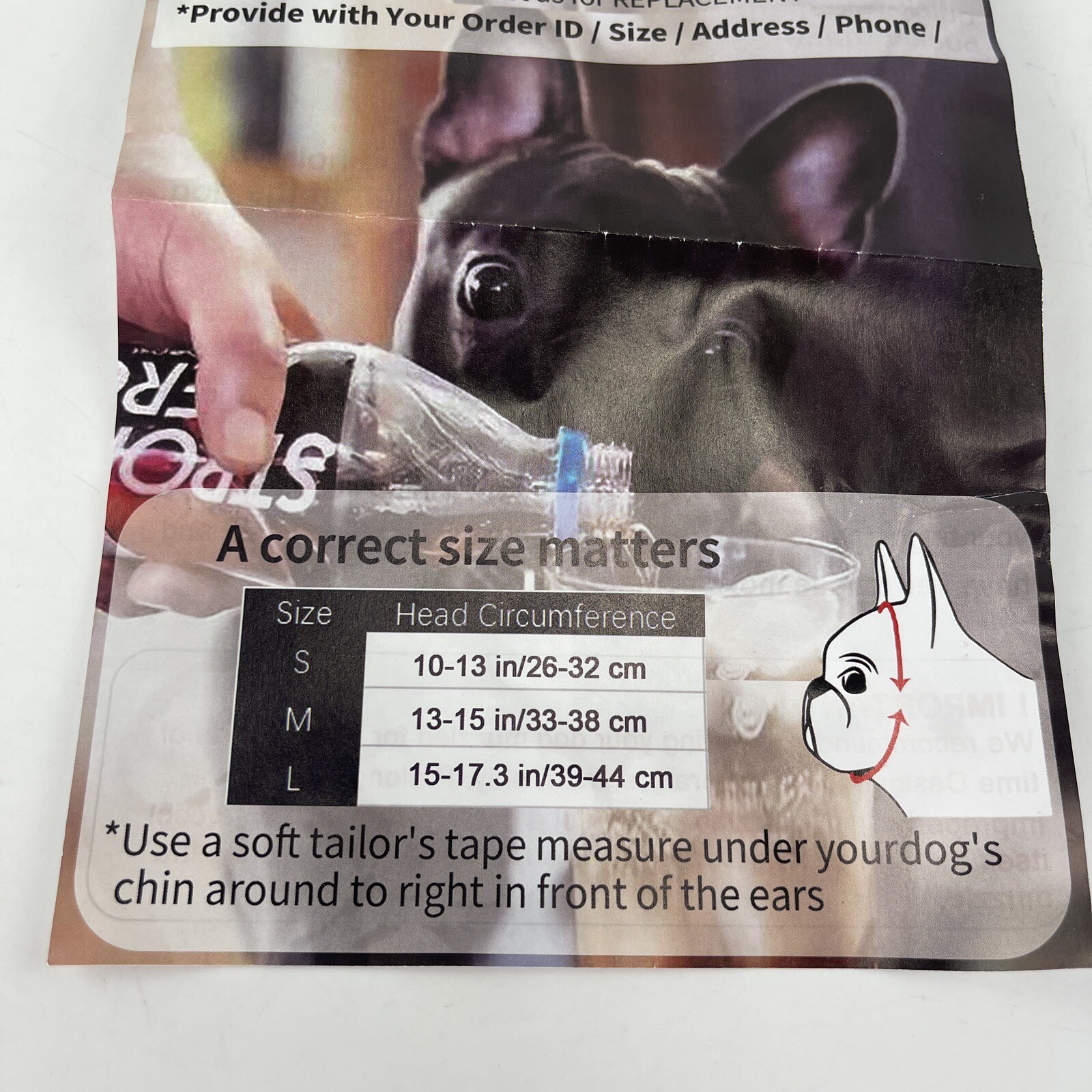 BARKLESS Dog Muzzle for Short Snout Dogs, Soft Silicone Muzzle for Biting, for