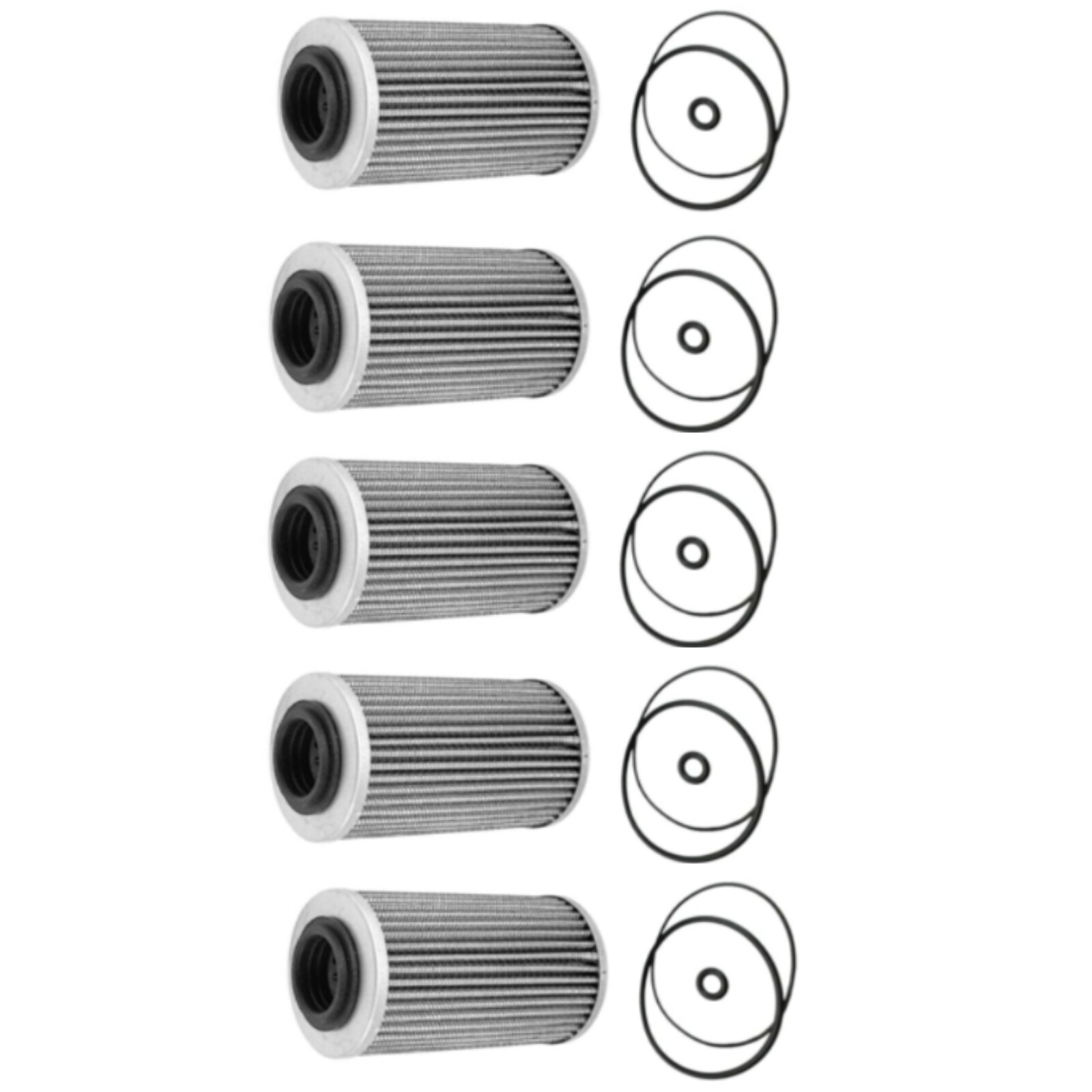 420956744 Oil Filter W/O-rings For Sea-Doo BRP 130hp 300hp GTI RXT RXP GTX 5Pcs