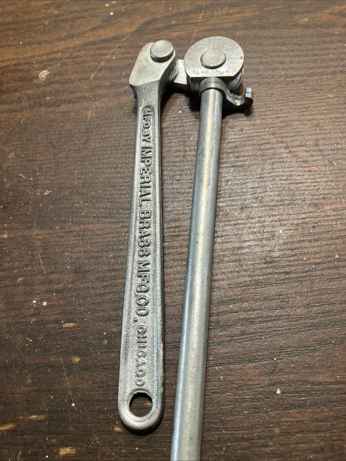 Imperial Eastman Tubing Bender 1/4 O.D 9/16R Made USA.