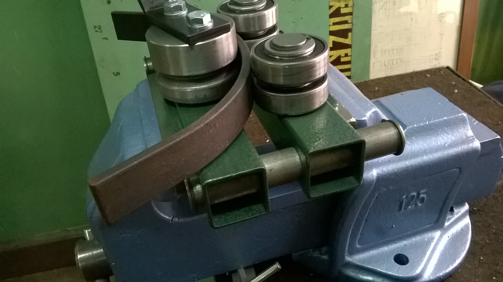 Manual RR-150 Ring Roller | Roller Bender for Steel Rods, Flat Bars, Pipes